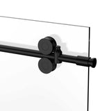Ivanees Single Sliding Frameless Shower Door 8mm Clear Tempered Glass - Barn Door Style