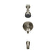Wall Mounted Shower Faucet Set , Chrome / Brushed Nickel Finish