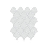 Scallop Soho Gallery Grey Glossy Glazed Porcelain Mosaic