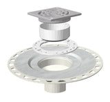 Kerdi-Drain Grate Kit 4 inch Brushed Nickel