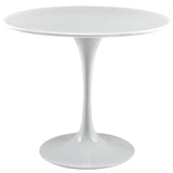Lippa 36" Round Wood Top Dining Room Table Set - Modern Dining Table Set - BUILDMYPLACE
