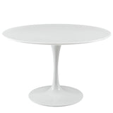 Lippa 47" Round Wood Top Dining Room Table Set - Modern Dining Table Set - BUILDMYPLACE