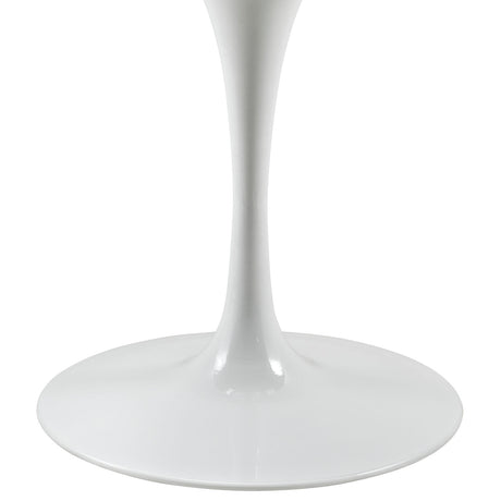 Lippa 40" Round Artifical Marble Dining Room Table Set - Modern Dining Table Set - BUILDMYPLACE