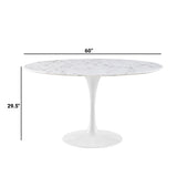 Lippa Artificial Marble Dining Table