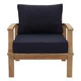 Marina Outdoor Patio Teak Armchair - BUILDMYPLACE
