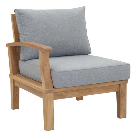 Marina Outdoor Patio Teak Sofa - BUILDMYPLACE