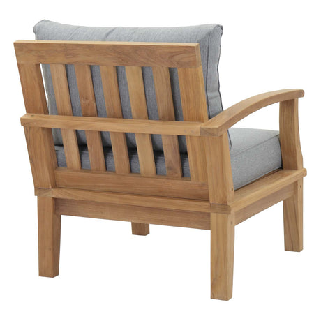 Marina Outdoor Patio Teak Sofa - BUILDMYPLACE
