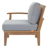 Marina Outdoor Patio Teak Sofa - BUILDMYPLACE