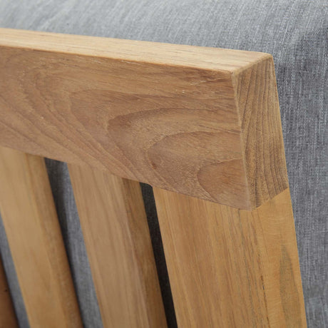 Marina Outdoor Patio Teak Sofa - BUILDMYPLACE