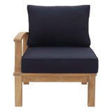 Marina Outdoor Patio Teak Sofa - BUILDMYPLACE