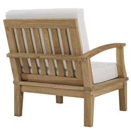 Marina Outdoor Patio Teak Sofa - BUILDMYPLACE