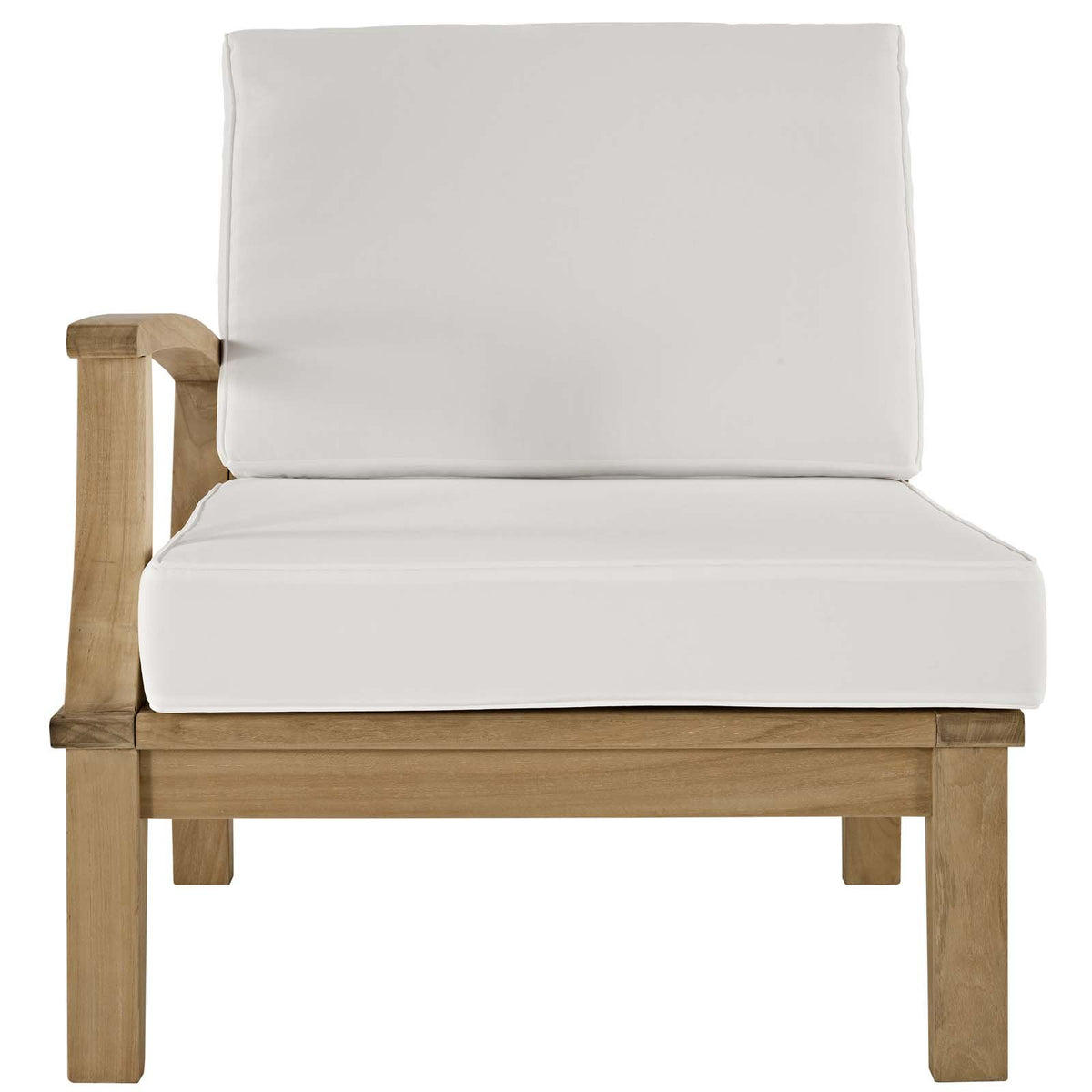 Marina Outdoor Patio Teak Sofa - BUILDMYPLACE