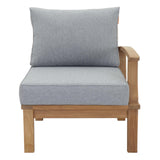 Marina Outdoor Patio Teak Sofa - BUILDMYPLACE