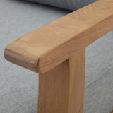 Marina Outdoor Patio Teak Sofa - BUILDMYPLACE