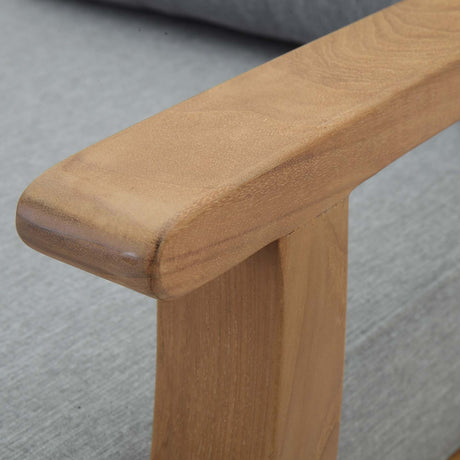 Marina Outdoor Patio Teak Sofa - BUILDMYPLACE