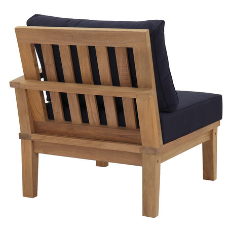 Marina Outdoor Patio Teak Sofa - BUILDMYPLACE