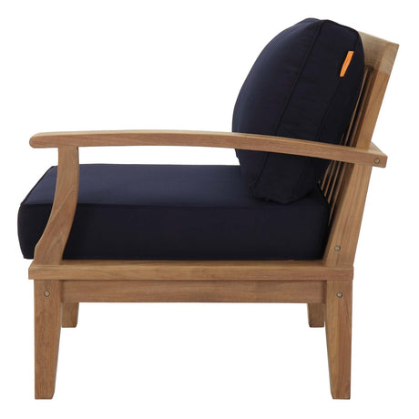 Marina Outdoor Patio Teak Sofa - BUILDMYPLACE