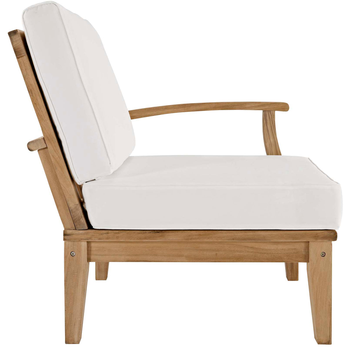 Marina Outdoor Patio Teak Sofa - BUILDMYPLACE