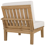 Marina Outdoor Patio Teak Sofa - BUILDMYPLACE