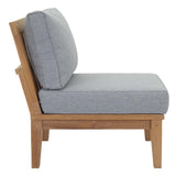 Marina Armless Outdoor Patio Teak Sofa - BUILDMYPLACE