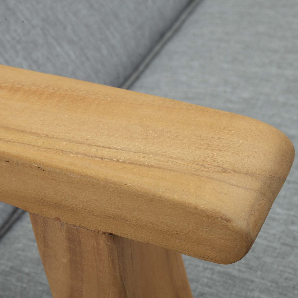 Marina Outdoor Patio Teak Single Chaise - BUILDMYPLACE