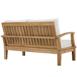 Marina 4 Piece Two Armchair Outdoor Patio Teak Set - BUILDMYPLACE