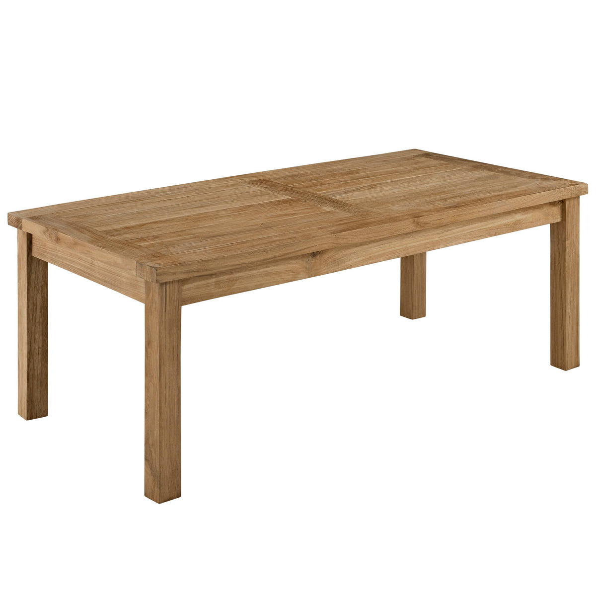 Marina 4 Piece Two Armchair Outdoor Patio Teak Set - BUILDMYPLACE