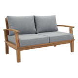 Marina 3 Piece one Sofa Outdoor Patio Teak Set - BUILDMYPLACE
