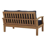 Marina 3 Piece one Sofa Outdoor Patio Teak Set - BUILDMYPLACE