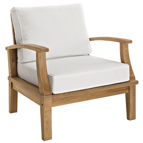 Marina 3 Piece Outdoor Patio Teak Set with Side Table - BUILDMYPLACE