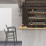 Maine Outdoor Patio Bar Stool - BUILDMYPLACE