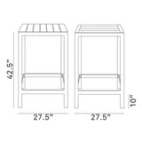 Maine Outdoor Patio Bar Table - BUILDMYPLACE