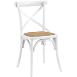 Modern Gear Dining Armless Side Chair - Leisure Tea - Breakfast Chair - BUILDMYPLACE