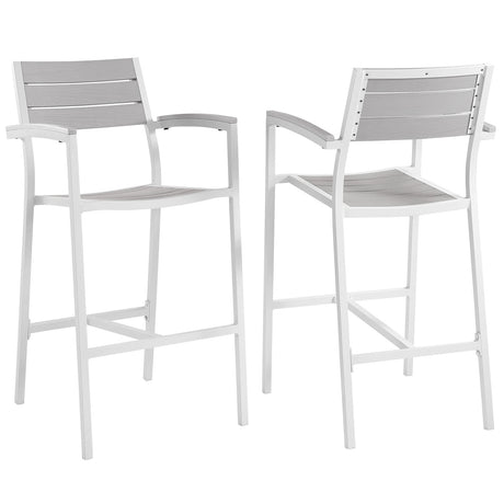 Maine Outdoor Patio Bar Stool - BUILDMYPLACE
