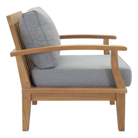 Marina 2 Piece Armchair Outdoor Patio Teak Set - BUILDMYPLACE