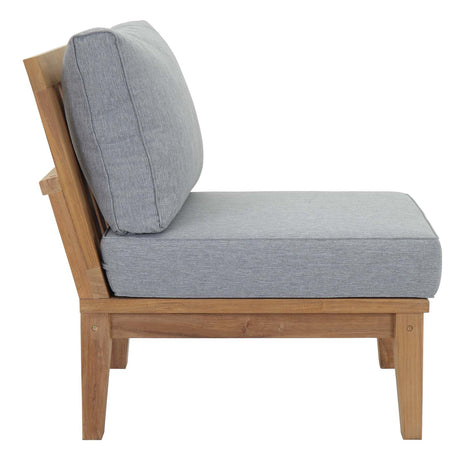 Marina 2 Piece W/ Middle Sofa Outdoor Patio Teak Set - BUILDMYPLACE