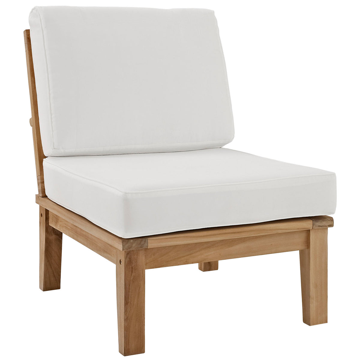 Marina 2 Piece W/ Middle Sofa Outdoor Patio Teak Set - BUILDMYPLACE
