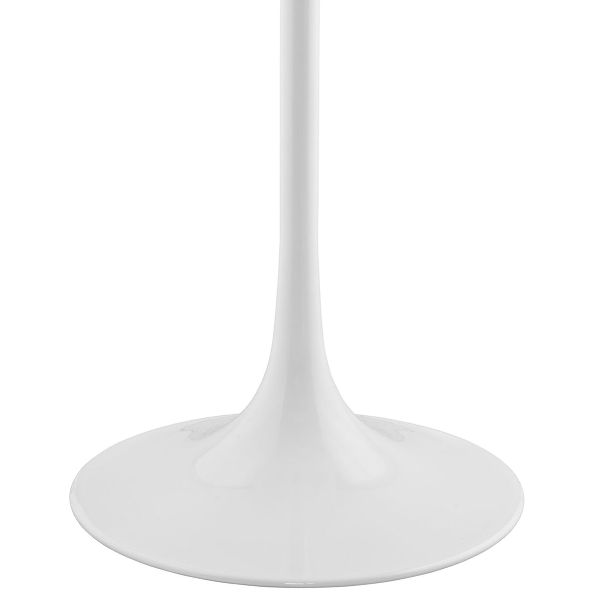 Lippa 28" Round Artificial Marble Top Bar Table In White Stand - Counter Height Table 41"H - BUILDMYPLACE