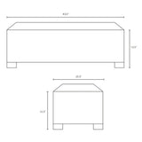 Sojourn Outdoor Patio Coffee Table - BUILDMYPLACE