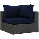 Sojourn Outdoor Patio Sunbrella Corner - BUILDMYPLACE