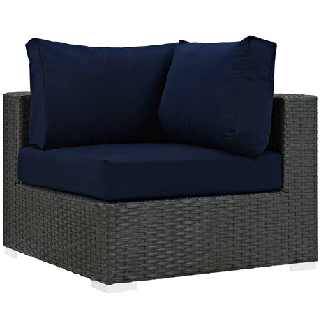 Sojourn Outdoor Patio Sunbrella Corner - BUILDMYPLACE
