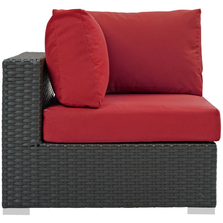 Sojourn Outdoor Patio Sunbrella Corner - BUILDMYPLACE