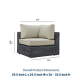 Summon Outdoor Patio Sunbrella Corner - BUILDMYPLACE