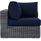 Summon Outdoor Patio Sunbrella Corner - BUILDMYPLACE