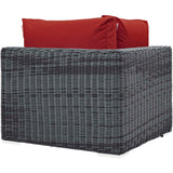 Summon Outdoor Patio Sunbrella Corner - BUILDMYPLACE