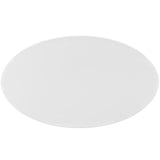 Lippa 48" Oval Wood Top Dining Table - Metal Tapered Base Dining Table - BUILDMYPLACE
