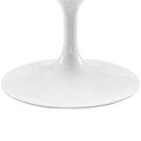 Lippa 48"Oval Top Coffee Table - Metal Tapered Base Dining Table