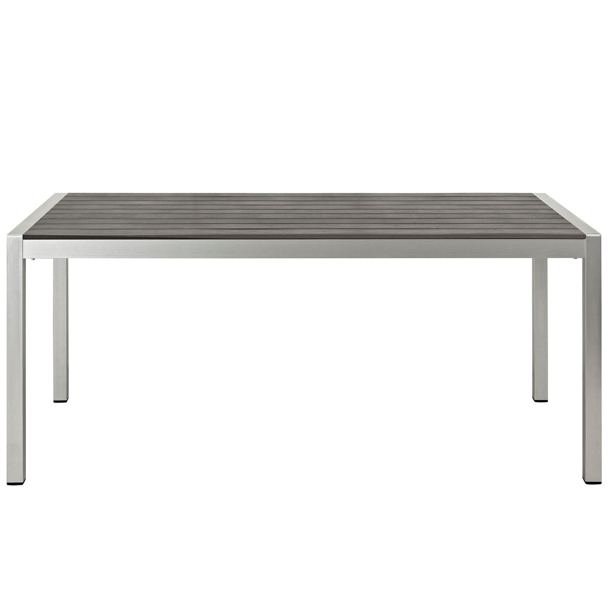 Shore Outdoor Patio Aluminum Dining Table - BUILDMYPLACE