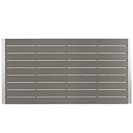 Shore Outdoor Patio Aluminum Dining Table - BUILDMYPLACE
