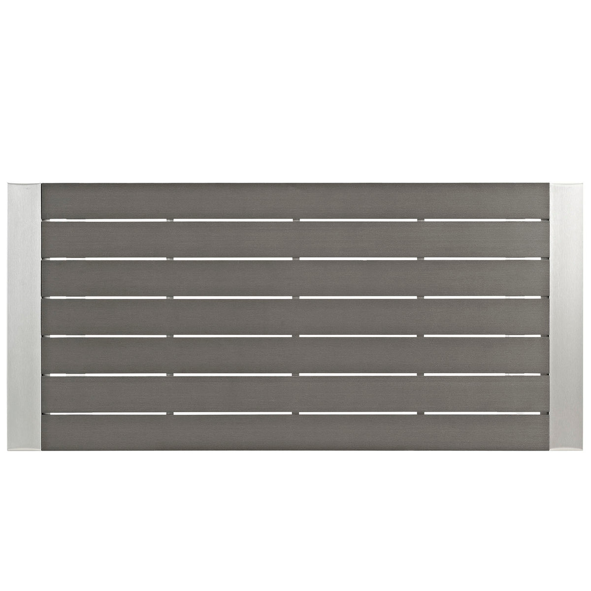 Shore Outdoor Patio Aluminum Rectangle Bar Table - BUILDMYPLACE